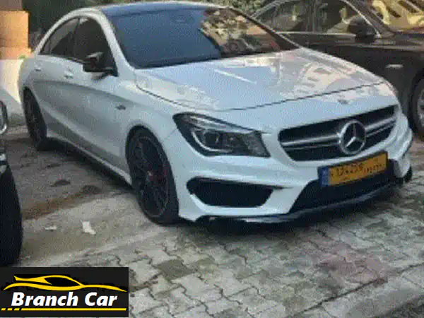 مرسيدس CLA 45 AMG 2015 بيضاء - أصليّة و بحالة ممتازة!