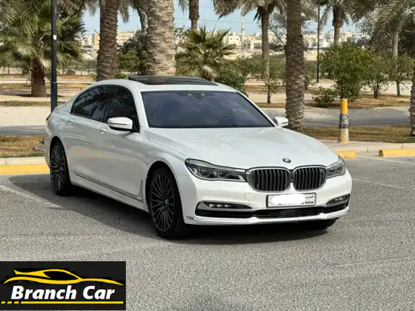 بي إم دبليو 750Li 2016 بيضاء - فاخرة و كاملة المواصفات...