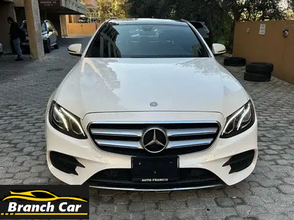 مرسيدس E 300 AMG لاين 4MATIC 2017 بيضاء -  فخامة وأداء استثنائي!