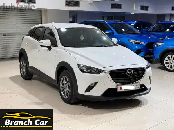 مازدا CX-3 2024 بيضاء - فخامة وعملية بسعر مغرٍ!