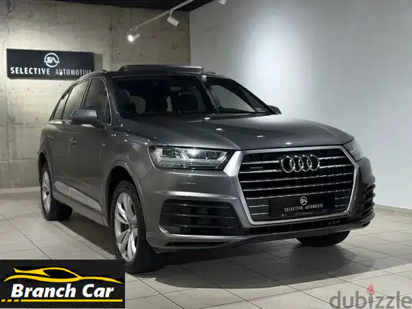 أودي Q7 2016 (S-Line) بحالة ممتازة - مواصفات فاخرة بسعر مميز!