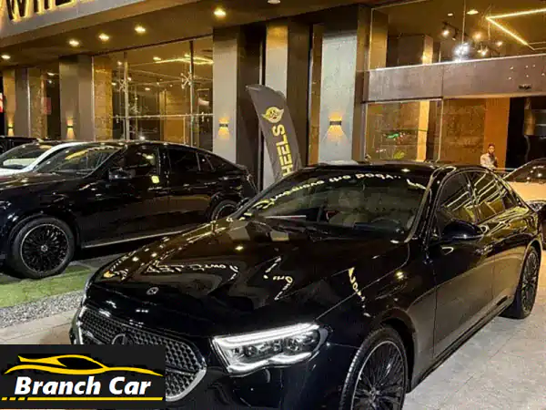مرسيدس بنز E200 AMG 2024 - كاملة المواصفات! ✨  (أسود/جملي)