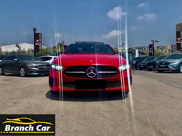مرسيدس A-Class 2019 حمراء - بحالة ممتازة! 50,000 كم فقط!