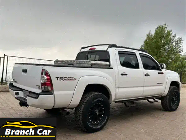تويوتا تاكوما TRD Off-Road 2013 بيضاء - جاهزة للمغامرة!