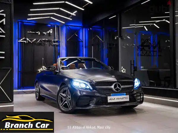 مرسيدس بنز C200 AMG كابريوليه 2023 - أسود ميتاليك - فرصة...