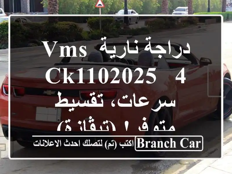 دراجة نارية VMS CK1102025 - 4 سرعات، تقسيط متوفر! (تيڤازة)