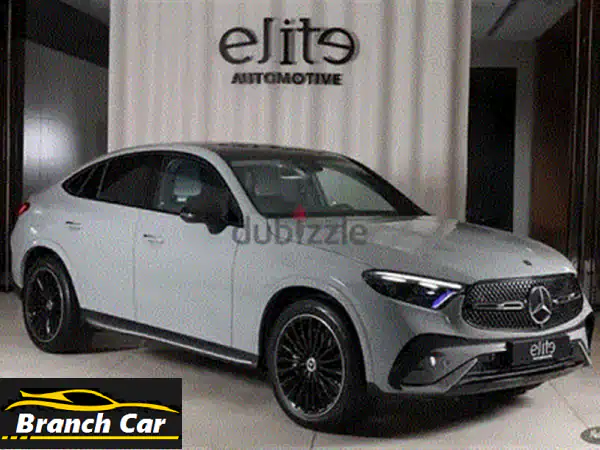 مرسيدس GLC 300 AMG كوبيه 2025 - رمادي ناردو - فول أوبشن - فرصة ذهبية!
