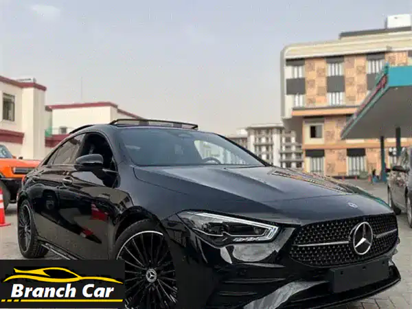 مرسيدس بنز CLA 2024 AMG - أدنى سعر! مواصفات فاخرة!  (أسود/ أحمر)