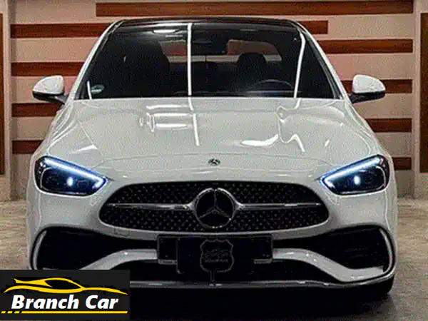 مرسيدس بنز C200 AMG 2024 - جديدة كلياً، لم ترخص!  (خصومات هائلة + تقسيط)