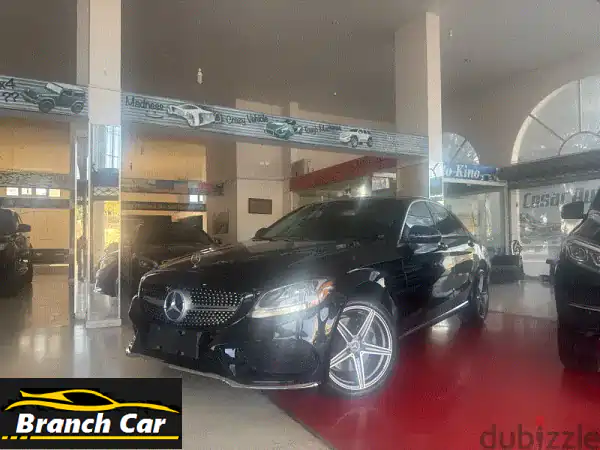 مرسيدس C300 AMG 2017 بحالة ممتازة! (قليلة الكيلومترات)