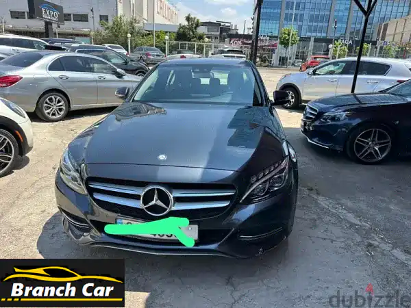 مرسيدس بنز C180 موديل 2015 - بحالة ممتازة! يد واحدة فقط