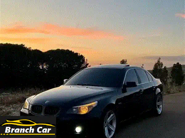 BMW 5 Series (E60) 2007 -  فرصة ذهبية!  أسود، بحالة ممتازة، سعر مغرٍ!