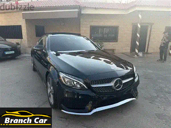 مرسيدس بنز C-Class 2017 🖤 أسود فائق الأناقة - حالة ممتازة! (عداد 90,000 ميل)
