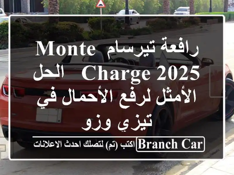 رافعة تيرسام Monte Charge 2025 - الحل الأمثل لرفع الأحمال...