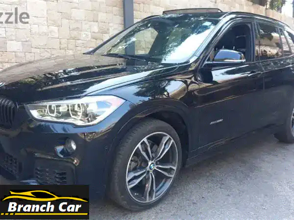 BMW X1 2017 سوداء -  فرصة نادرة! (M Package, حالة ممتازة)