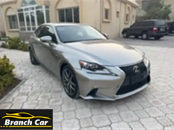 لكزس IS 300 F Sport 2018 ذهبية - فل أوبشن - حالة ممتازة! (سعر...