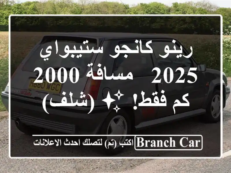 رينو كانجو ستيبواي 2025 - مسافة 2000 كم فقط! ✨ (شلف)