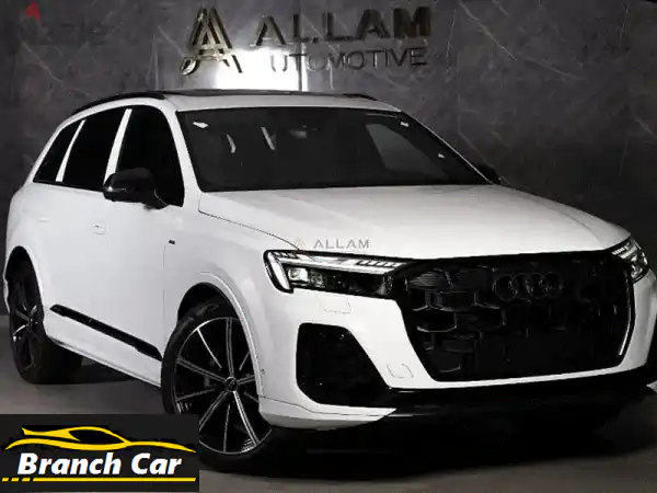 Audi Q7 2025 S-Line Plus Black Package -  0% فائدة! فرع الشيخ زايد حصرياً
