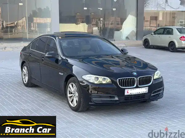 BMW 520i 2015 سوداء - فاخرة ومميزة بسعر مغرٍ!
