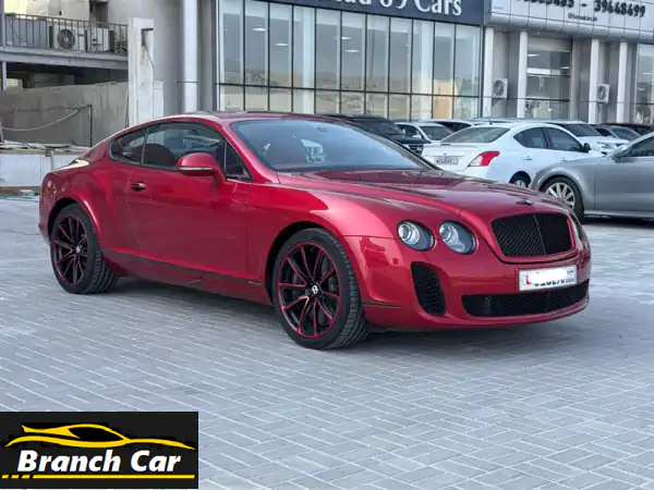 بنتلي كونتيننتال GT 2011 حمراء - فخامة لا تُقاوم بسعر مميز!