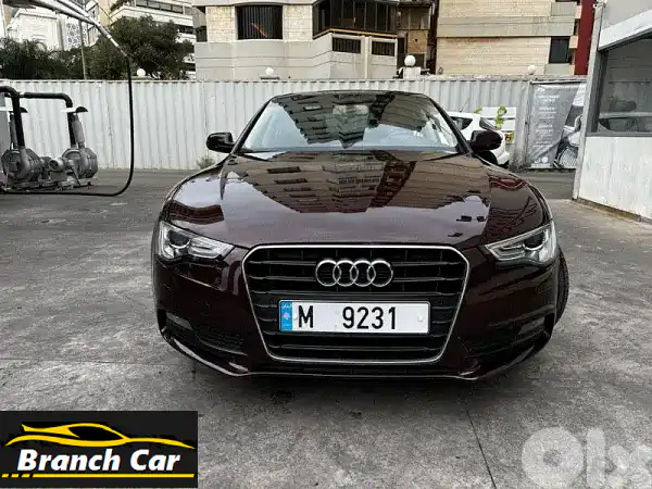 أودي A5 كوبيه وسبورت باك 2014 بحالة ممتازة - فرصة...
