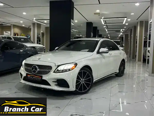 مرسيدس C300 2019 بيضاء - فخامة لا تُقاوَم بسعر مُذهل! 🚗