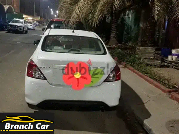 نيسان صني 2019 بيضاء - بحالة ممتازة! مالك أول