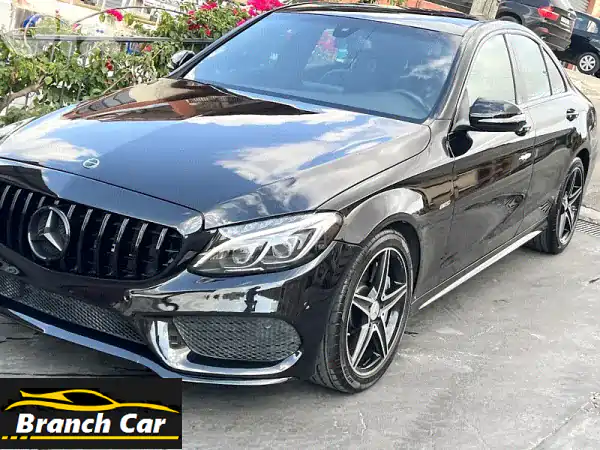مرسيدس بنز C-Class 450 AMG موديل 2016 - كالجديدة! (أسود)