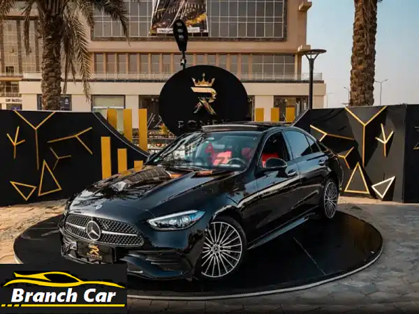 سعر لا يُصدّق! مرسيدس C200 AMG 2025 - أسود أنيق، فرش...