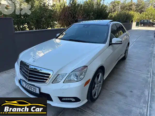 مرسيدس E550 AMG 2011 - بيضاء، بحالة ممتازة، فرصة لا تُفوّت!