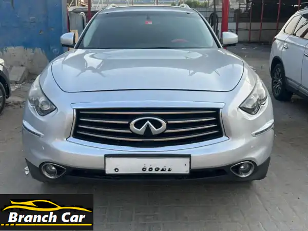 انفينيتي QX70 S  - رصاصية أنيقة، داخل أسود فاخر،...