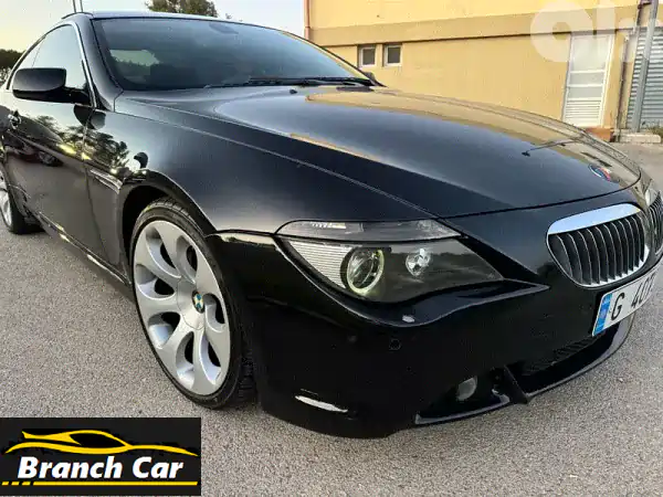 BMW 630i موديل 2005 - جوهرة سوداء بحالة ممتازة! سقف بانورامي