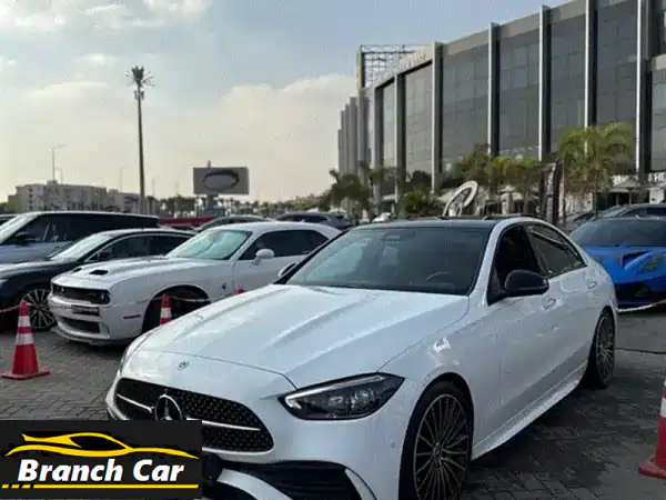مرسيدس بنز C200 AMG 2024 - فابريكة بالكامل! 🚗💨  (30,000 كم فقط)