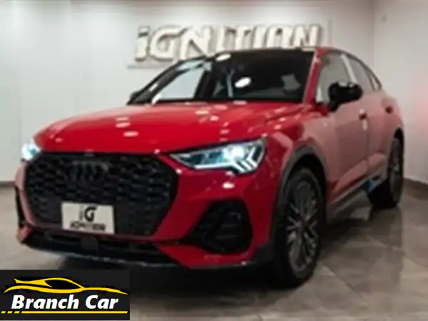 وصول حصري! أودي Q3 سبورتباك 2025 S-Line Black Badge | أحمر متألق...