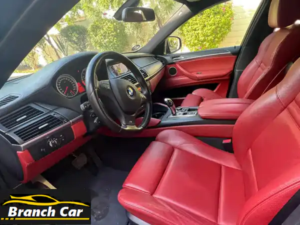 BMW X6 M 2012 V8 أزرق - بحالة الوكالة | صيانة EuromotorBMW كاملة | إطارات جديدة