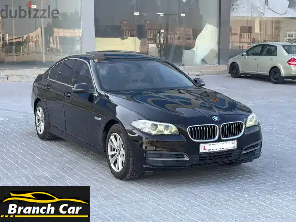 BMW 520i 2015 سوداء - فخامة وأداء بسعر لا يُقاوم! (164,550 كم)