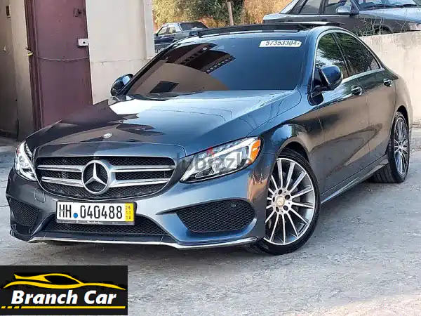 مرسيدس C300 AMG 2016 - بحالة ممتازة! (نظيفة جداً)