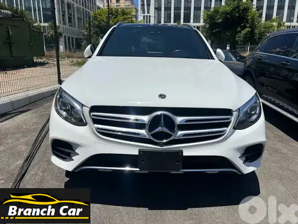 مرسيدس GLC 300 4MATIC 2019 بيضاء -  فرصة ذهبية! (حالة...