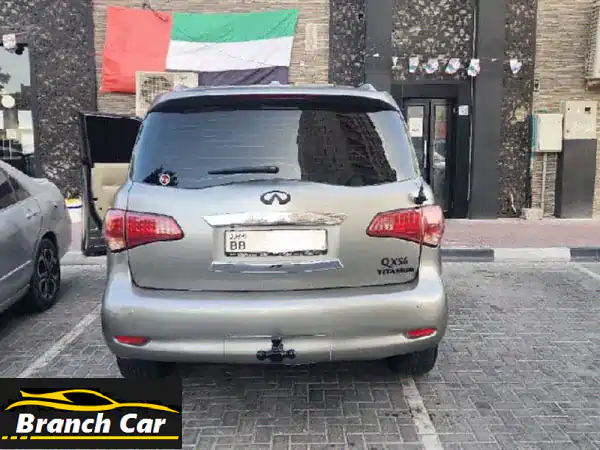 سيارة انفينيتي qx 56 موديل 2013 خليجي. السيارة نظيفة وخالية من الحوادث. تم تغيير لونها بالكامل من ..