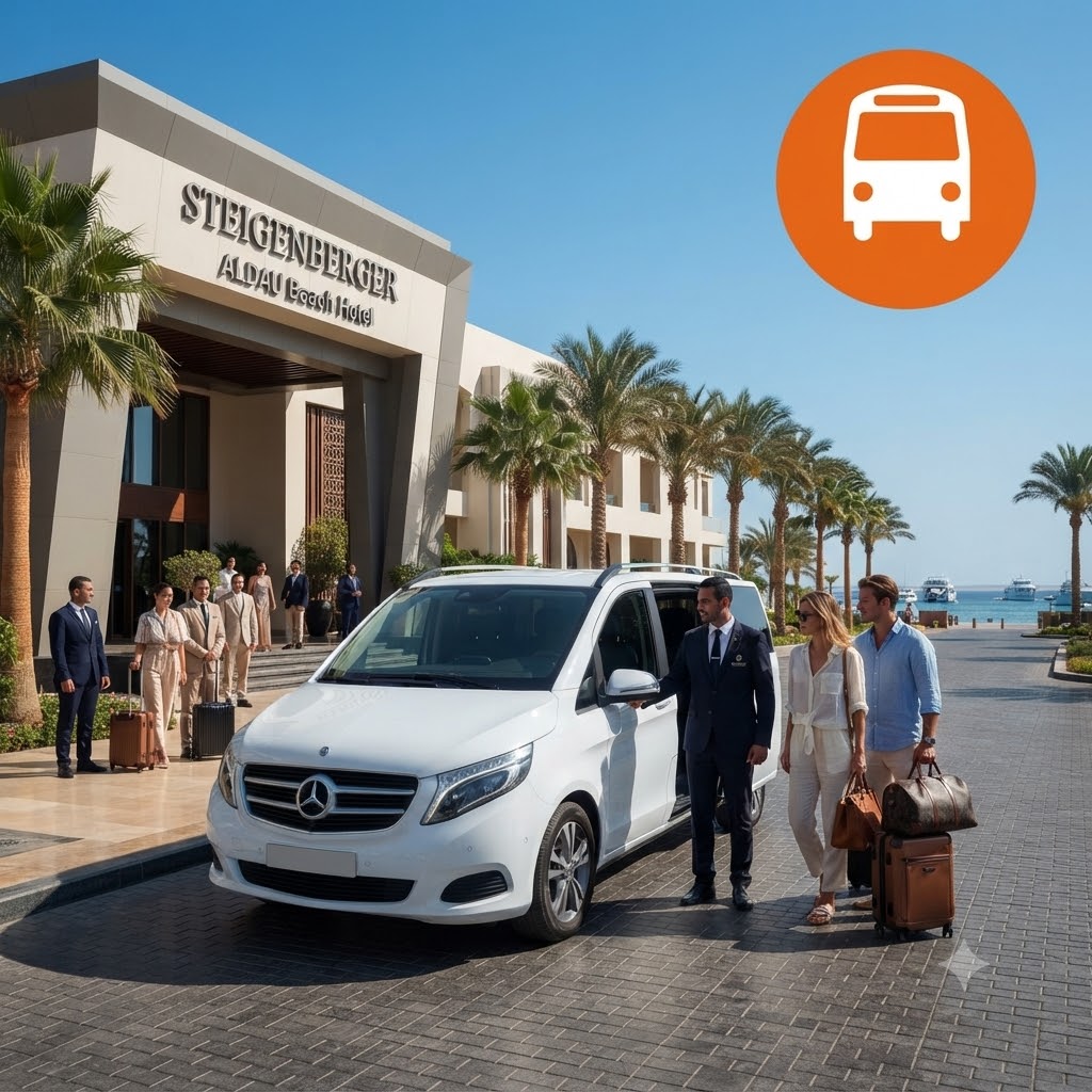 Mercedes Chauffeur Service Egypt | Mercedes V250 Luxury Transfer to Steigenberger ALDAU Beach...