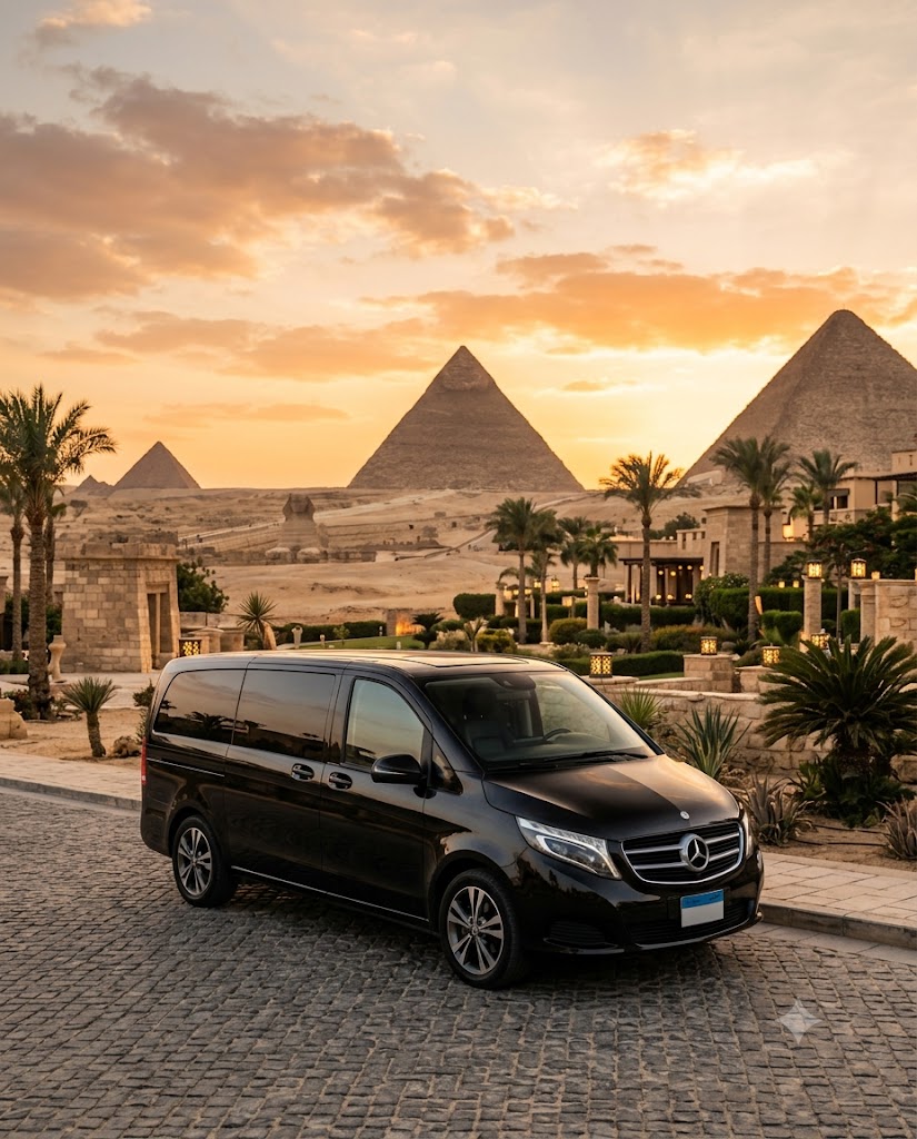 Mercedes V250 VIP Rental with Professional Chauffeur in Cairo and Giza – Luxury...