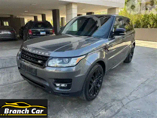 لاند روفر رينج روفر سبورت Dynamic 2017 V6 أسود - بانوراما، باب شفط، نظافة فائقة