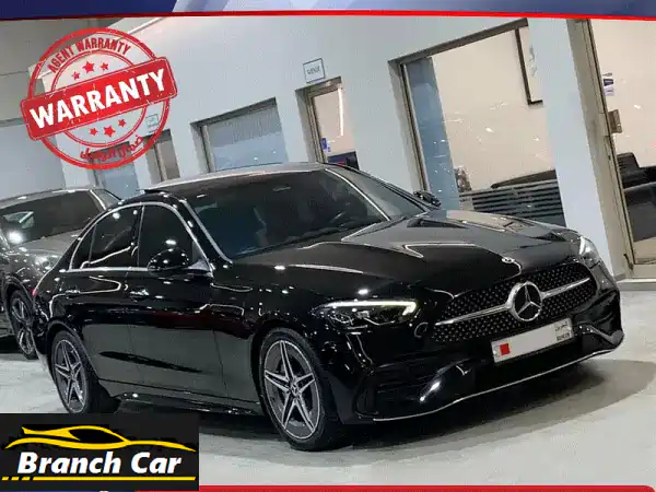 مرسيدس بنز C200 سوداء فاخرة بحالة ممتازة للبيع - كاش...