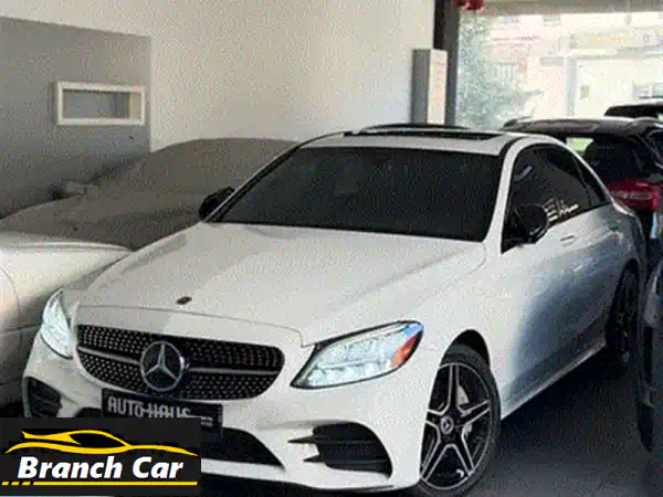 مرسيدس C300 4Matic AMG 2018 فضي | فخامة، أداء، وراحة بال استثنائية | 79 ألف ميل فقط!