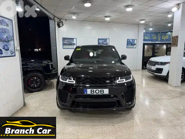 رانج روفر SVR 2019 للبيع: 575 حصان، أسود ملكي، فخامة...