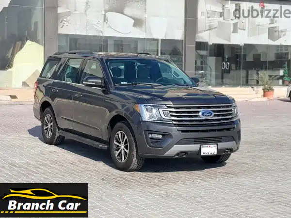 فورد اكسبيديشن XLT 2018 رمادي للبيع | 7 مقاعد عائلية فاخرة...