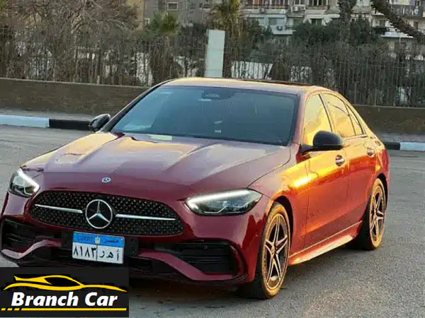 للبيع: مرسيدس C180 AMG 2022 حمراء مميزة 🔴 كسر الزيرو - 20...
