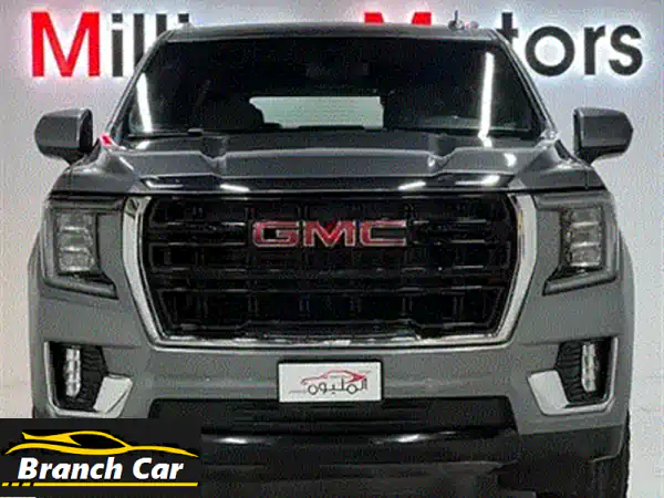 GMC يوكن SLT 2021 وارد: فخامة الأداء والراحة | أسود ملكي، داخلية بيج نظيفة | فل كامل جاهز للانطلاق