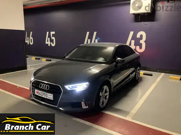 أودي A3 2020 رمادي للبيع | 30 TFSI: صيانة وكالة، تأمين...