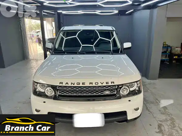 رينج روفر سبورت 2013 أبيض | كالجديد تماماً بحالة...